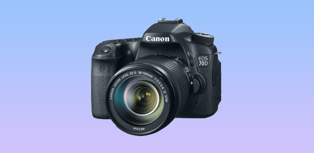 The Canon  EOS 70D