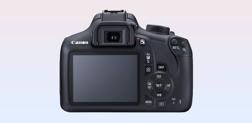 Canon EOS Rebel T6 - Rear