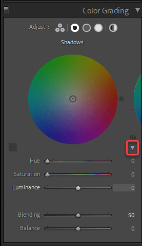Hue and Saturation sliders