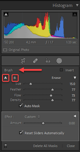 Control your brush settings