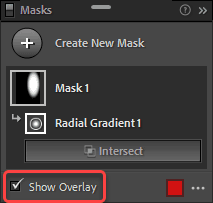 Best way to hide and show the mask overlay
